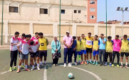 التصفيات النهائية لدورى خماسي كرة القدم للنشء فى ختام فعاليات «صيف شبابنا» بكفر الشيخ