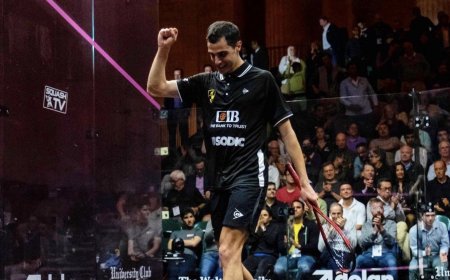 الدجلاوي علي فرج يصعد لربع نهائي بطولة قطر للإسكواش ليقترب من اقتناص ثاني ألقابه هذا الموسم