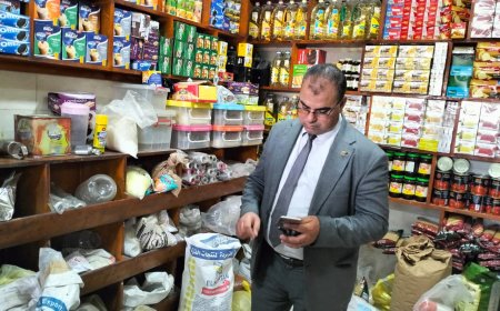 حملات تموينية ونظافة وإزالة الإشغالات وإزالة تعديات على أراضي زراعية بكفر الشيخ