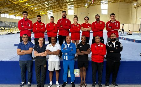 منتخب الجمباز الفني يواصل استعداداته لبطولة العالم بلجيكا 2023