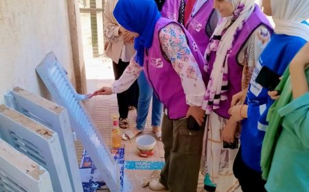 زراعة الأشجار و أعمال الدهانات ضمن البرنامج البيئي التطوعي بمراكز شباب دسوق