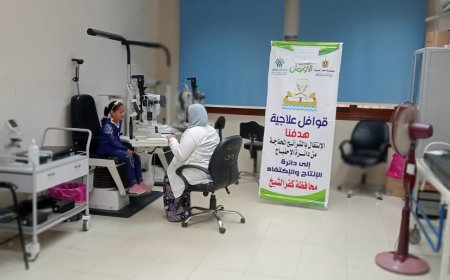 إجراء الكشف الطبي على 983 مريض بقوافل طبية بكفر الشيخ