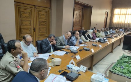 شوشه يؤكد علي إستعداد كافه المديريات بسبب الأحداث الجاريه في غزه