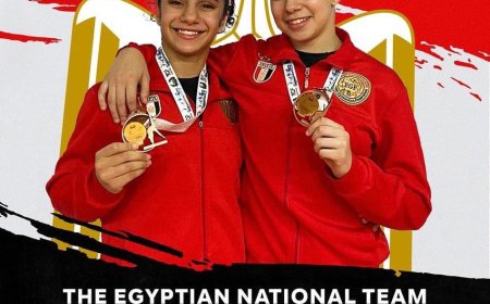 ناشئات مصر للجمباز الفني يحققن برونزية بطولة البحر المتوسط بتركيا