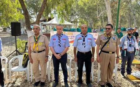د زهير غنيم يشارك مع الكشافة التونسية في افتتاح مخيم جوتا جوتي