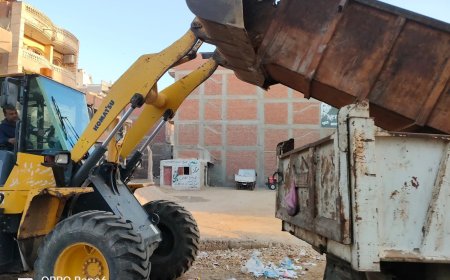 محافظ كفرالشيخ يتابع جهود بيلا فى تحسين الخدمات والبيئة برفع 270 طن قمامة وأتربة بمشاركة 57 معدة