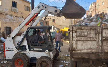 محافظ كفرالشيخ...رفع 280 طن قمامة بمراكز دسوق وبلطيم وقلين .. مشدداً بتكثيف حملات إزالة الإشغالات 