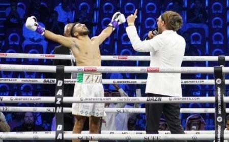 زياد المعيوف أول سعودي عربي ينضم لمنافسات رياضة الملاكمة المحترفة