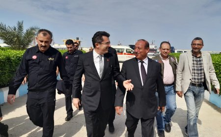 مدير الإداره المركزيه لشمال سيناء يستقبل رئيس هيئه الأزمات والكوارث بتركيا