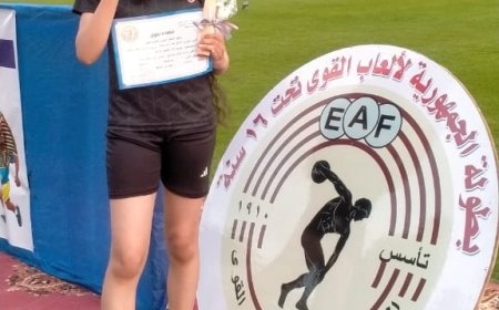 شروق عبدالرحمن ترفع رايه الفوز بحصولها علي المركز الثاني بالميداليا الفضيه