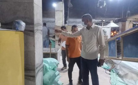 محاضر لمحال تجارية ومخابز مخالفة وإجراءات قانونية ضدهم .. بالحامول