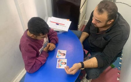 تدريبات مركز التخاطب وتنمية المهارات بشباب سيدى سالم لأطفالنا القادرون بإختلاف 