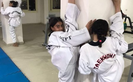 تدريبات تايكوندو المشروع القومي للموهبة بمركز دسوق بكفر الشيخ 