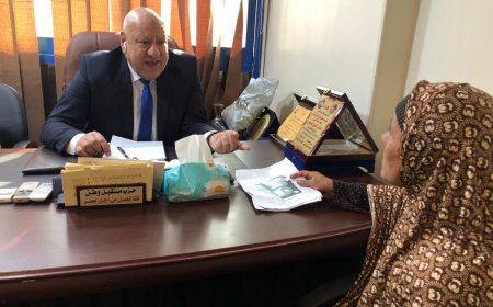 نائب مستقبل وطن بكفرالشيخ يتلقى 115 طلبا وشكوى من المواطنين بمقر الحزب ويؤكد ندعم الدولة والمواطنين 