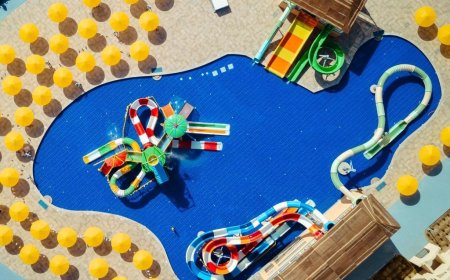 كامل ابو على يفتتح أحدث اكوا بارك بمنتجع الباتروس بورتوفينو مرسى علم 