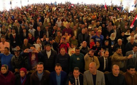 مؤتمر حاشد لحزب مستقبل وطن بمدينة دسوق فى كفرالشيخ بحضور 15 ألف مواطن لدعم المرشح عبد الفتاح السيسي 