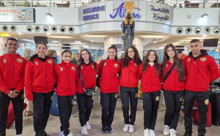 منتخب  الايروبيك والإيقاعي يغادر الي إيطاليا للمشاركة في بطولة البحر المتوسط 