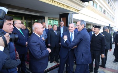 محافظ كفرالشيخ يستقبل وزيرا النقل والاتصالات وتكنولوجيا المعلومات لإفتتاح عدد من المشروعات
