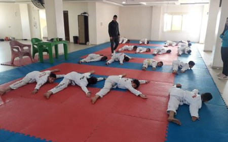 تدريبات تايكوندو المشروع القومي للموهبة بمركز دسوق بكفر الشيخ 