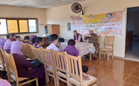 ندوة توعوية لأعضاء النادى الثقافي تحمل عنوان "لا للإنتحار" بمركز شباب بيلا بكفرالشيخ 