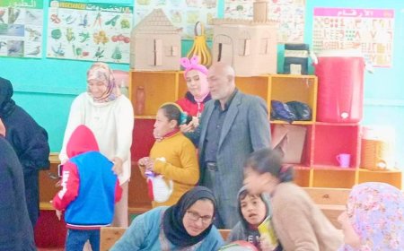 يوم رياضي لأطفال بيلا وفوة القادرون بإختلاف وتقديم هدايا تذكارية