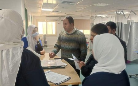 وكيل وزارة الصحة بكفرالشيخ يتابع سير العمل بالمنشآت الطبية بمطوبس والبرلس 