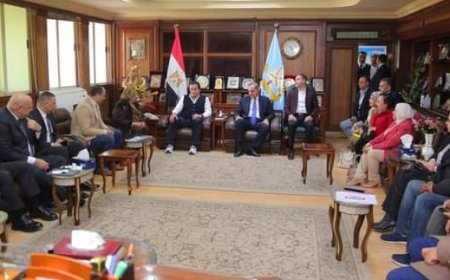 محافظ كفرالشيخ يستقبل وزير الصحة لتفقد المستشفيات والمنشآت الصحية 