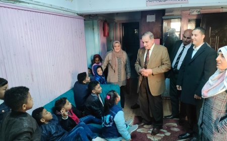 محافظ كفر الشيخ يتفقد داري الأمل لإيواء الأطفال الأيتام.. قائلاً: "رعاية الأطفال الأيتام عمل إنساني نبيل"