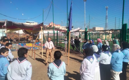 المعسكر التدريبي لعشائر الجوالة بشباب سنهور المدينة بكفر الشيخ 