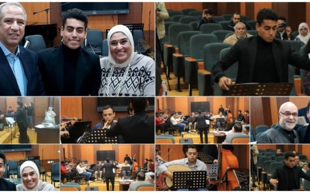 مشروع موسيقي أم حفلا في نسخة مصغرة..حمدي وجيه مايسترو جديد علي خطى العمالقة