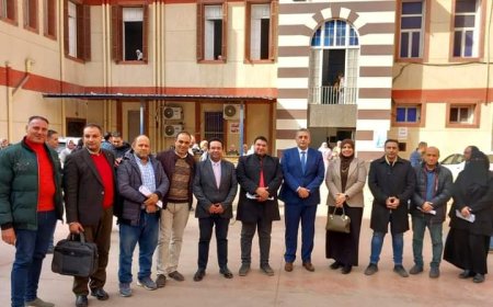 لجان صحة كفرالشيخ تتفقد مستشفي دسوق العام 