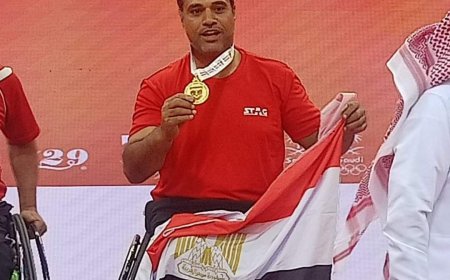 رياضة كفر الشيخ: الزناتى يحصد الميدالية الفضية فى بطولة مصر الدولية لتنس الطاولة البارالمبي