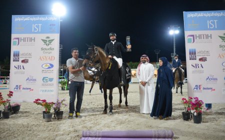 تألق الفرسان وتمتعت مع الفعاليات والطرب  النجيفي بطل الختام لجولة جده الدولية الأولى للفروسية 