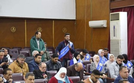 اعضاء برلمان شباب كفر الشيخ في اجتماع المجلس التنفيذى بالمحافظة يقدمون مقترحات و توصيات 