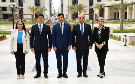 رئيس الاتحاد الدولي يشهد منافسات كأس العالم للجمباز القاهرة 2024