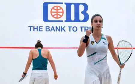 تأهل لاعبة وادى دجلة روان العربي إلى الدور نصف النهائي لبطولة سينسيناتى للإسكواش