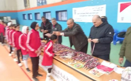 تكريم لاعبات مركز الفتيات لكرة السلة بكفر الشيخ تحت شعار "her world" ضمن فعاليات المهرجان الشتوي " Mini Basket " بالمنصورة 