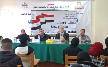 ندوة حول نشر ثقافة العمل الحر بمديرية الشباب والرياضة في كفر الشيخ
