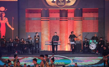 بالصور .. حفل افتتاح مهبر لبطولة كأس العالم للجمباز الفنى "القاهرة 2024 " 