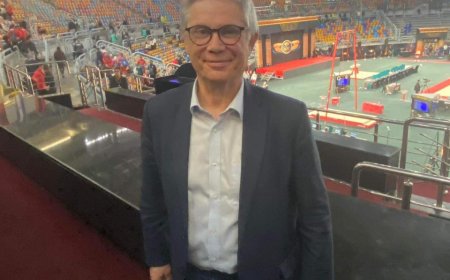 رئيس الاتحاد الفرنسي للجمباز : مصر أبهرتني بتنظيم كأس العالم  القاهرة 2024