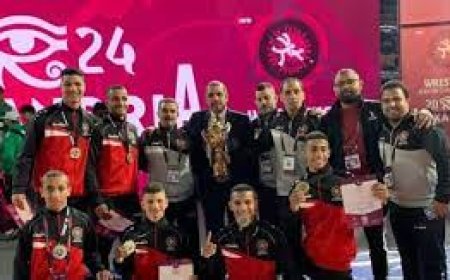 المصارعة الرومانية تحقق 15 ميدالية بالبطولة الأفريقية بالإسكندرية