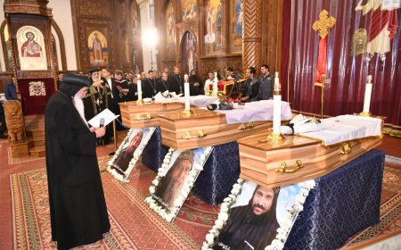 الكنيسة الأرثوذكسية تشكر الإمام الأكبر لإدانته حادث الرهبان الثلاثة وتقديمه العزاء