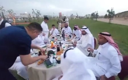 بحضور أكثرمن ٣٠٠ شخص هايكنج دار الهجرة بمنطقة المدينة المنورة يقيم حفل الإفطار السنوي