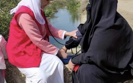 الفرق الطبية بصحة كفرالشيخ بلسم آلام المواطنين في رمضان 