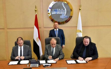 وزير النقل يشهد توقيع مذكرة تفاهم لوضع حجر الأساس لإنشاء منطقة صناعية لوجيستية تركية