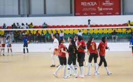 سيدات الطائرة يهزمن كينيا فى نصف نهائى دورة الألعاب الأفريقية