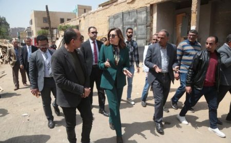 وزيرة الثقافة في جولة مفاجئة باستوديو مصر