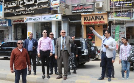 محافظ كفرالشيخ يقود حملة لإزالة الإشغالات والتعديات بشوارع العاصمة