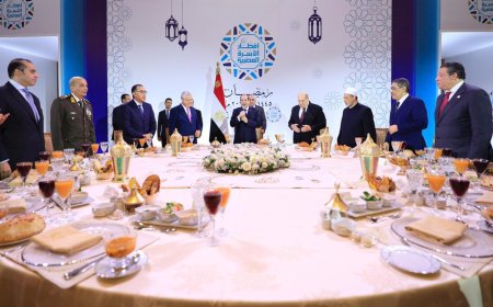 الرئيس في حفل إفطار الأسرة المصرية