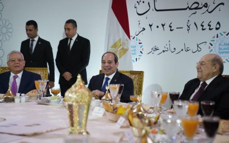 كلمة الرئيس في حفل إفطار الأسرة المصرية